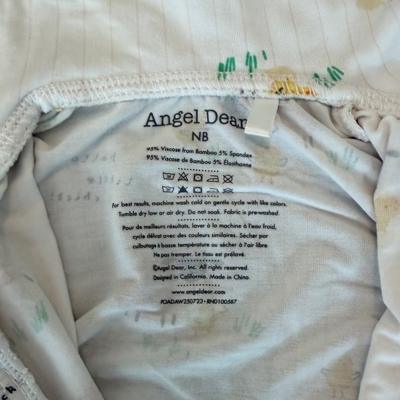 Angel Dear Newborn Baby Girl Easter Baby Chicks Long-Sleeve Footie • Size NB - Picture 2 of 13